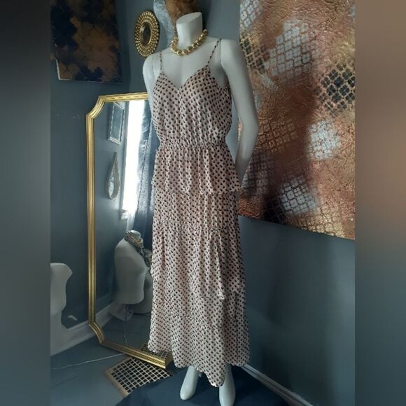 NWT H&M Tiered Ruffled Maxi Dress - Picture 3 of 16